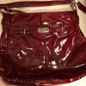 coach Chelsea red patent